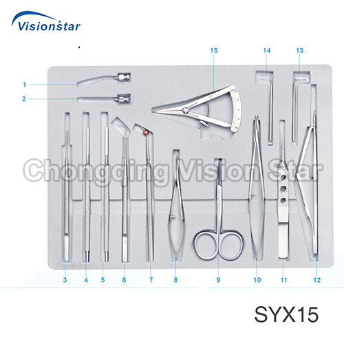 SYX15 Glaucoma Micro-opreation Instruments Set