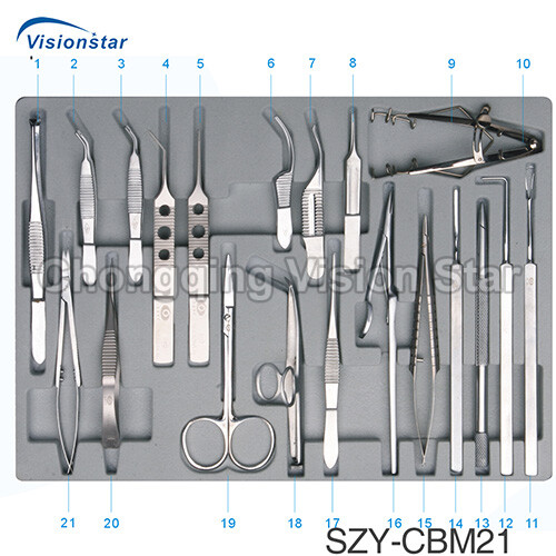 SZY-CBM21 Ophthalmic Operation Instrument Set