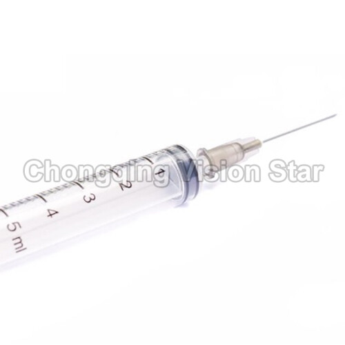 Medical Disposable 1ml 3ml 5ml Injection Plastic Syringe With Needle