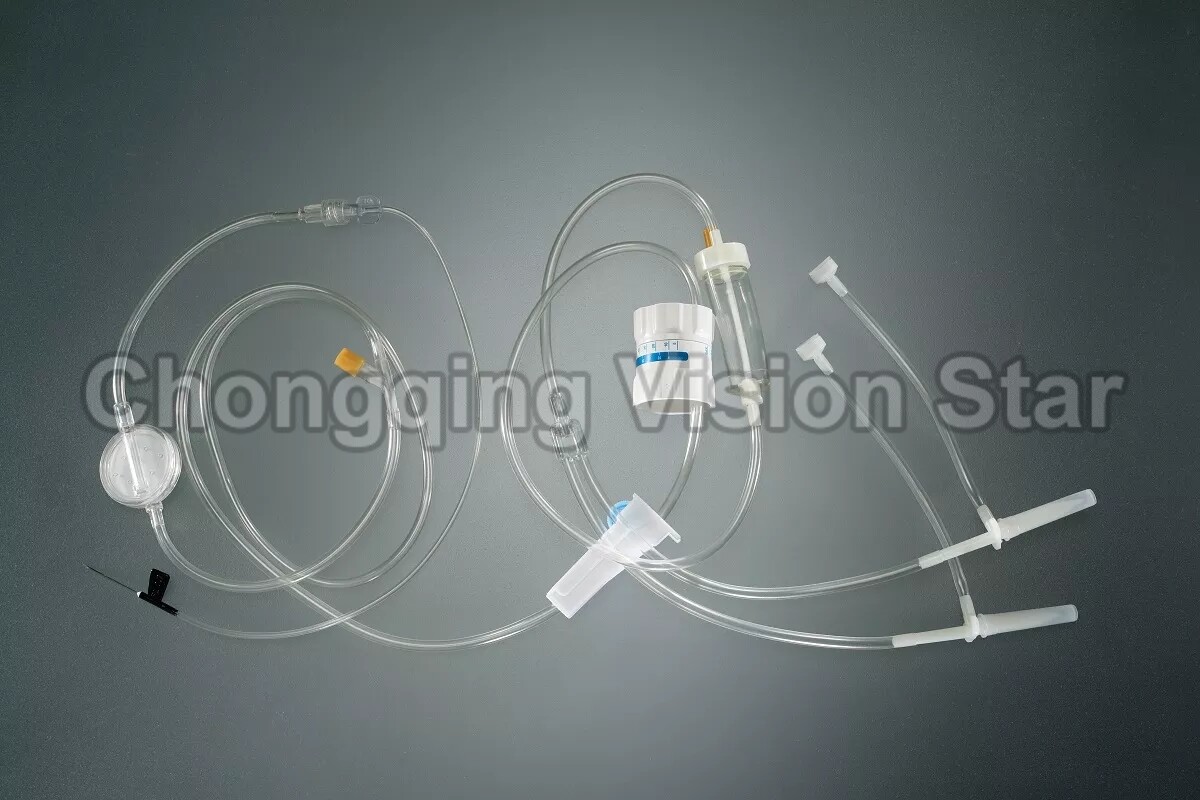 Luer Slip IV Infusion Set with Syringe Needle with Y Site