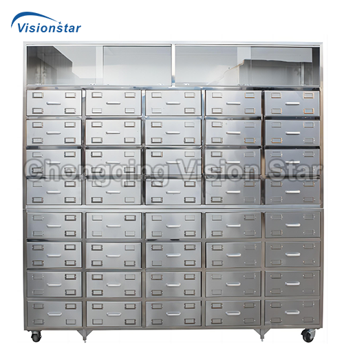BMS10 Stainless Steel Cabinet I Type Medicine Shelf